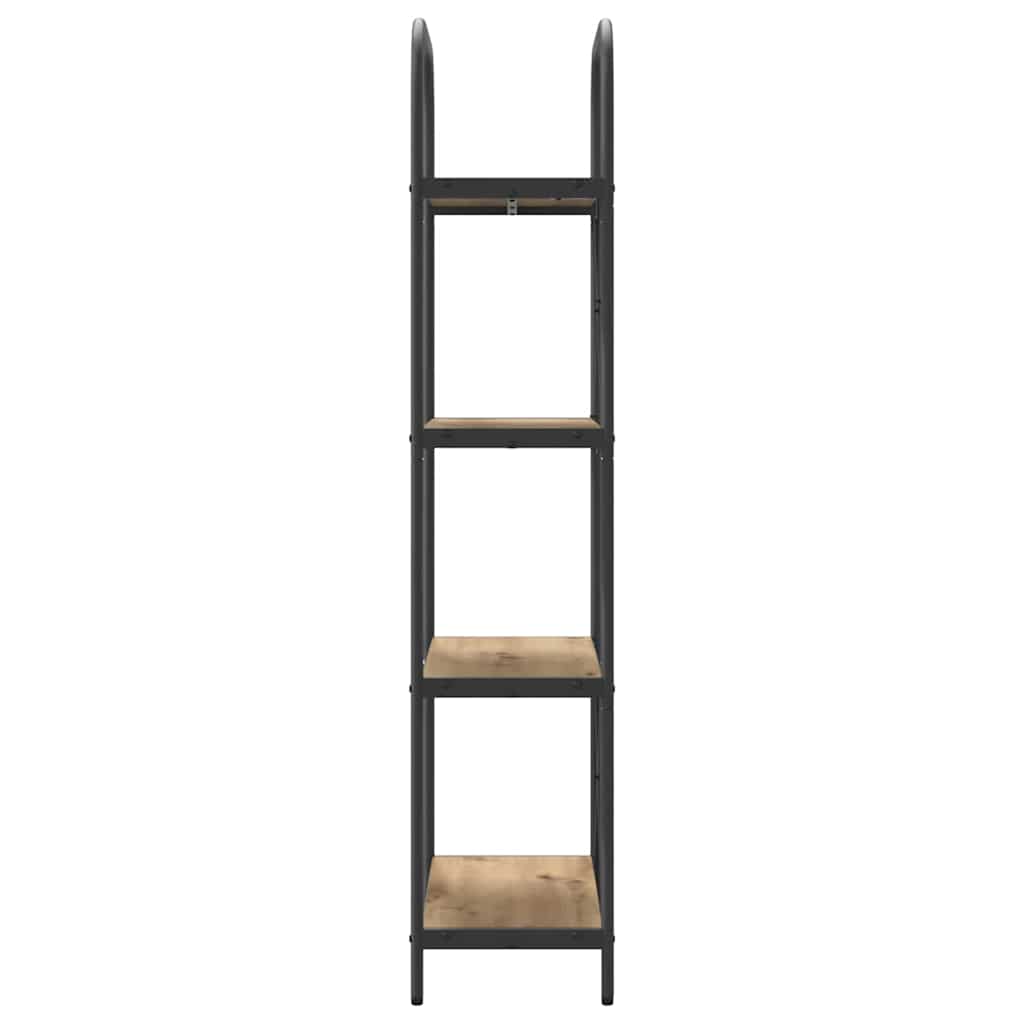 vidaXL Bookshelf 4-Tier 60 x 30 x 146 cm Engineered wood Artisan Oak