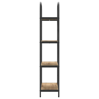 vidaXL Bookshelf 4-Tier 60 x 30 x 146 cm Engineered wood Artisan Oak