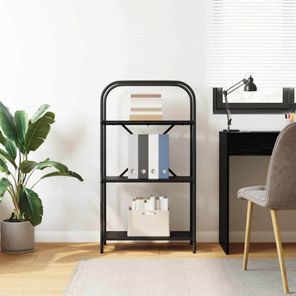 vidaXL Bookshelf Black Oak 60 x 30 x 109 cm Engineered wood