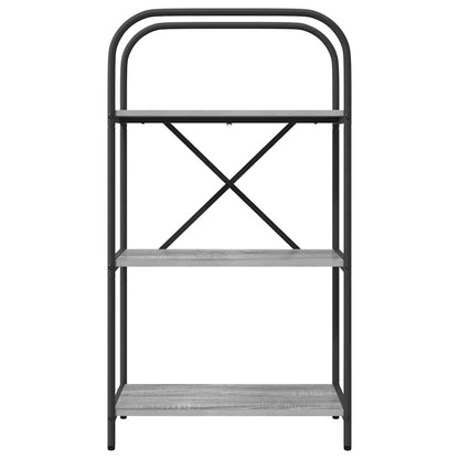 vidaXL Bookshelf Grey Sonoma 60 x 30 x 109 cm Engineered wood