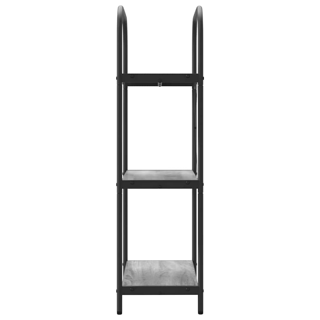 vidaXL Bookshelf Grey Sonoma 60 x 30 x 109 cm Engineered wood