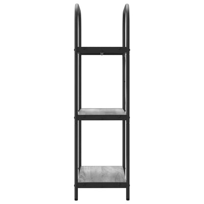 vidaXL Bookshelf Grey Sonoma 60 x 30 x 109 cm Engineered wood