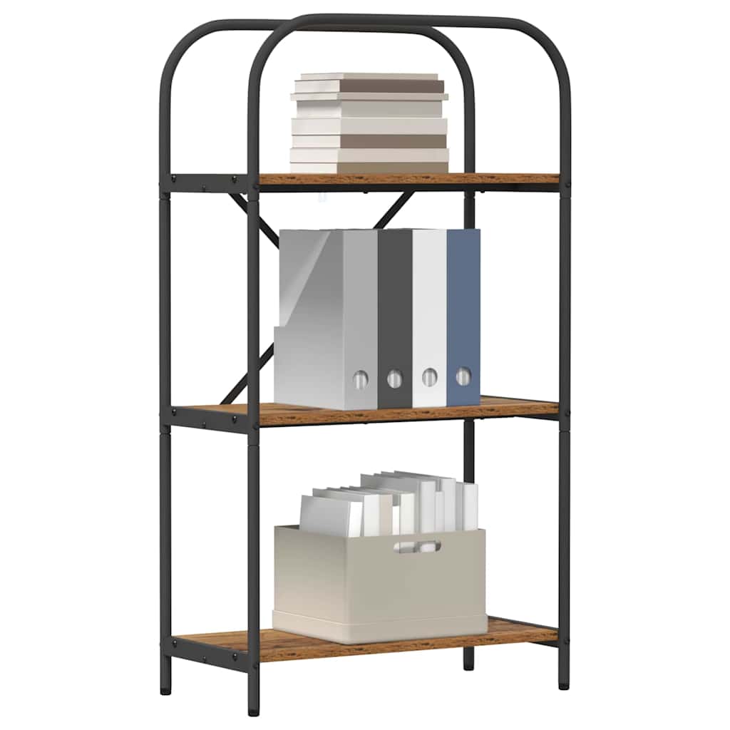 vidaXL Bookshelf Old Wood 60 x 30 x 109 cm Engineered wood