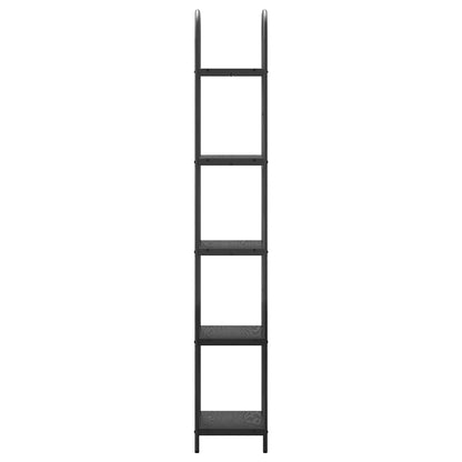 vidaXL Bookshelf Black Oak 40 x 30 x 183 cm Engineered wood