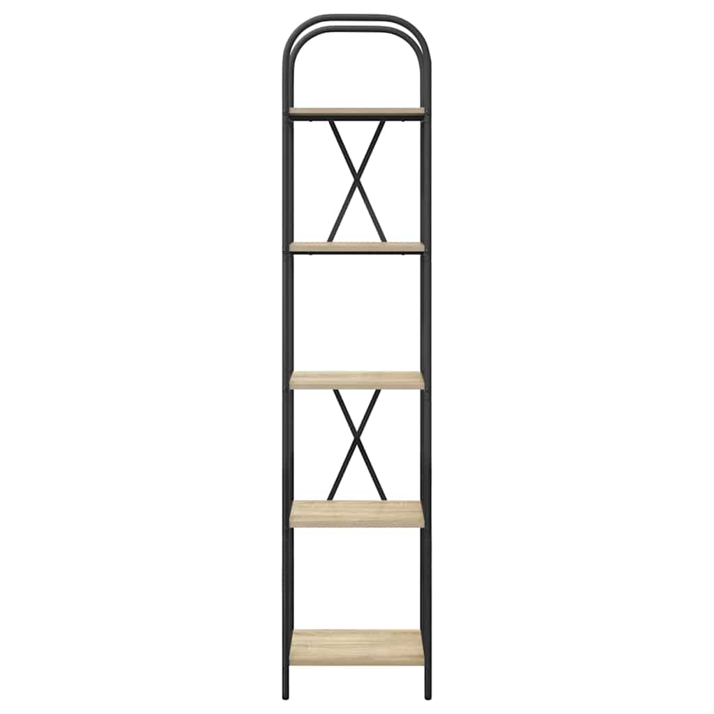 vidaXL Bookshelf Sonoma Oak 40 x 30 x 183 cm Engineered wood