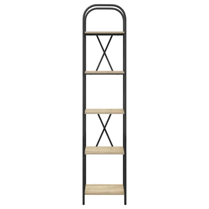 vidaXL Bookshelf Sonoma Oak 40 x 30 x 183 cm Engineered wood