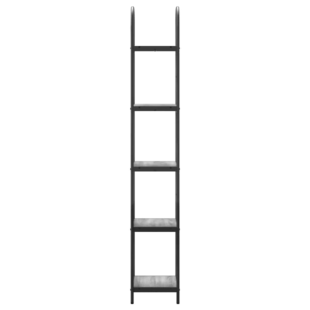 vidaXL Bookshelf Grey Sonoma 40 x 30 x 183 cm Engineered wood