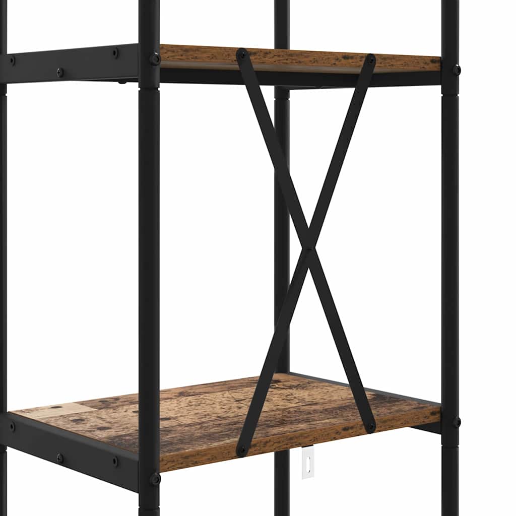 vidaXL Bookshelf Old Wood 40 x 30 x 183 cm Engineered wood