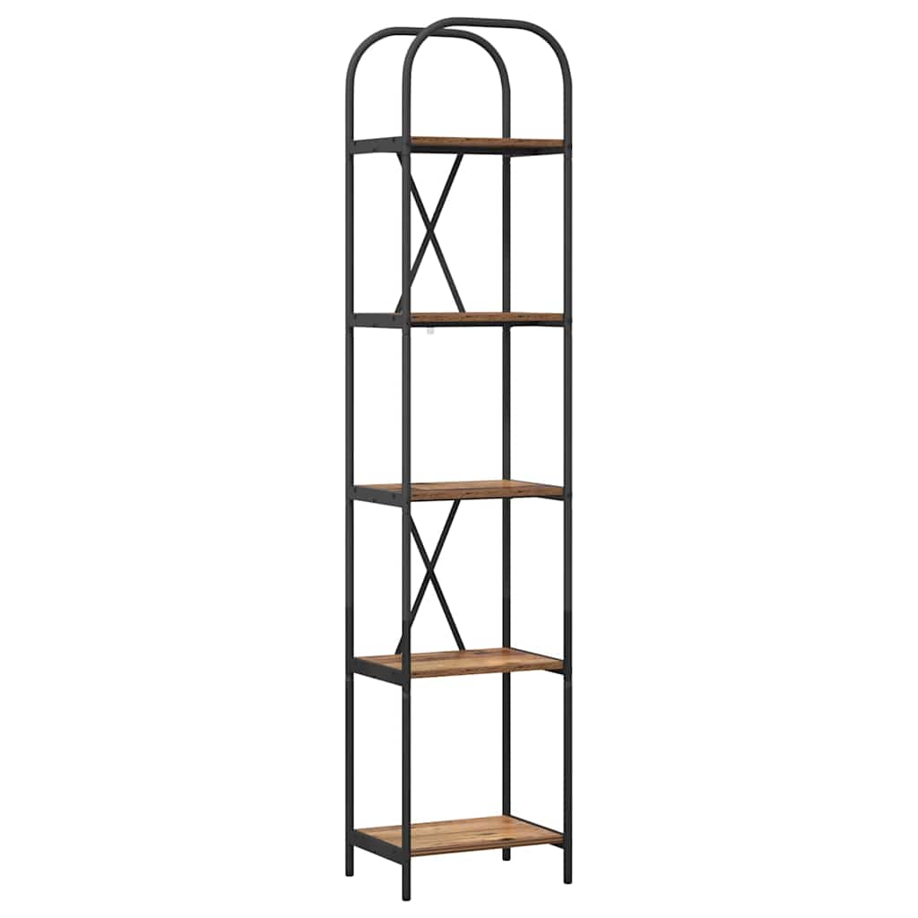 vidaXL Bookshelf Old Wood 40 x 30 x 183 cm Engineered wood