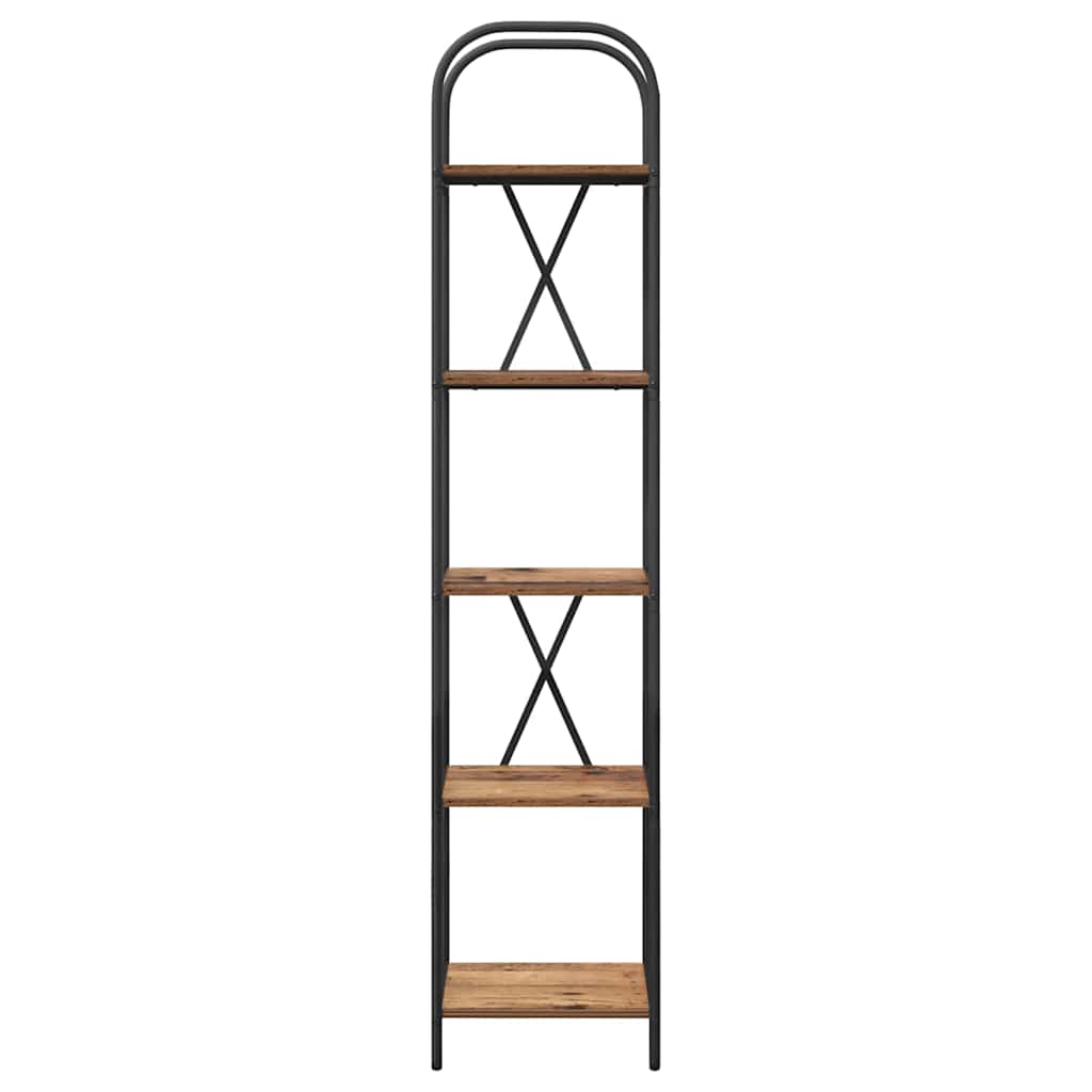 vidaXL Bookshelf Old Wood 40 x 30 x 183 cm Engineered wood