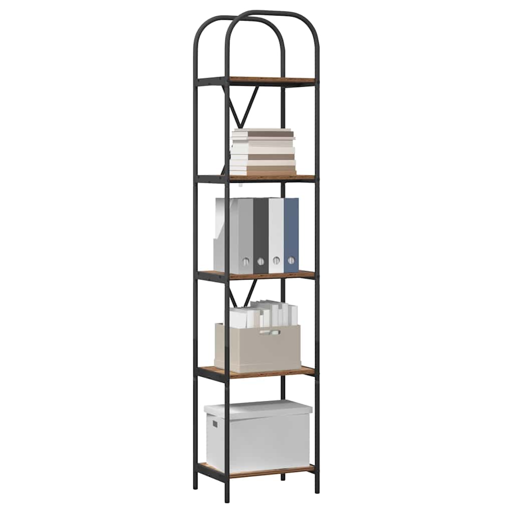 vidaXL Bookshelf Old Wood 40 x 30 x 183 cm Engineered wood