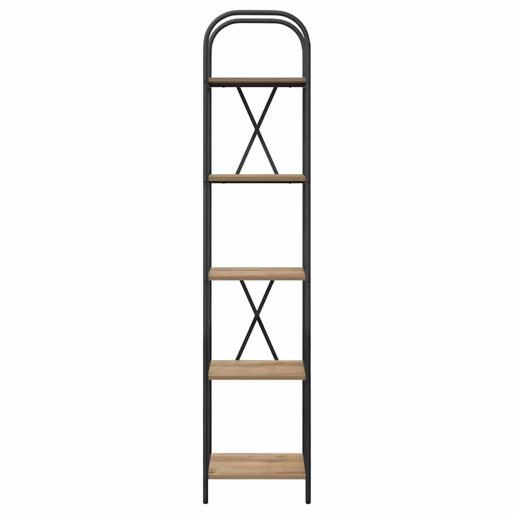 vidaXL Bookshelf Artisan Oak 40 x 30 x 183 cm Engineered wood