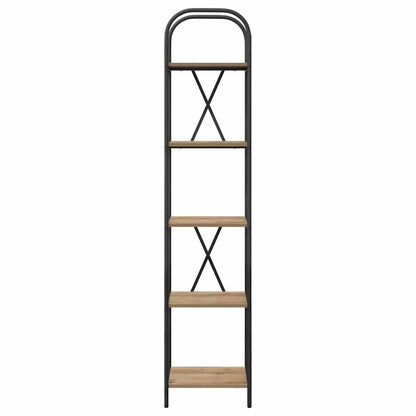 vidaXL Bookshelf Artisan Oak 40 x 30 x 183 cm Engineered wood