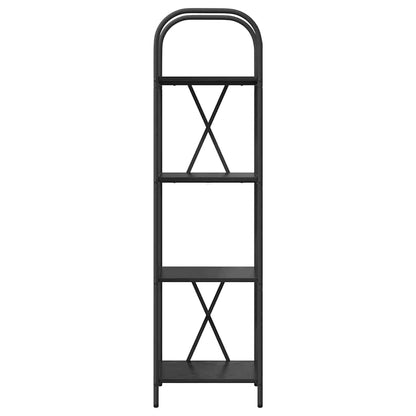 vidaXL Bookshelf Black Oak 40 x 30 x 146 cm Engineered wood