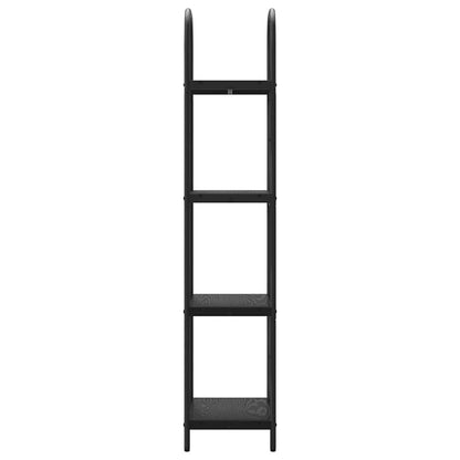 vidaXL Bookshelf Black Oak 40 x 30 x 146 cm Engineered wood
