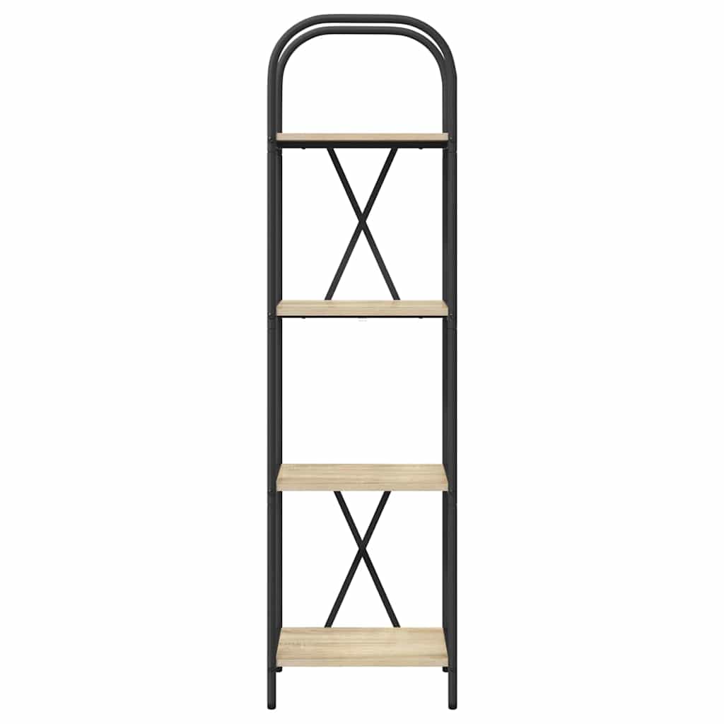 vidaXL Bookshelf Sonoma Oak 40 x 30 x 146 cm Engineered wood
