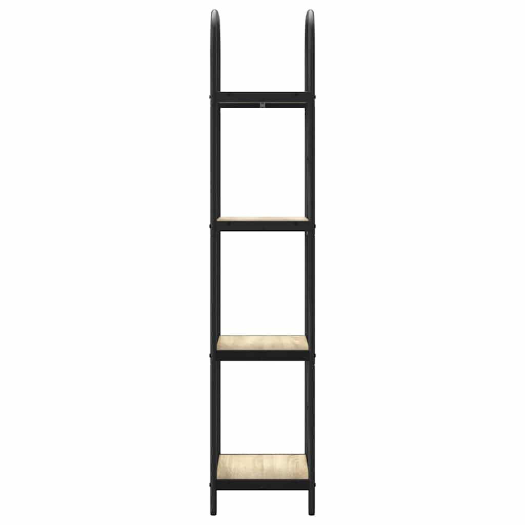 vidaXL Bookshelf Sonoma Oak 40 x 30 x 146 cm Engineered wood