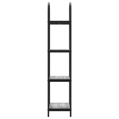 vidaXL Bookshelf Grey Sonoma 40 x 30 x 146 cm Engineered wood