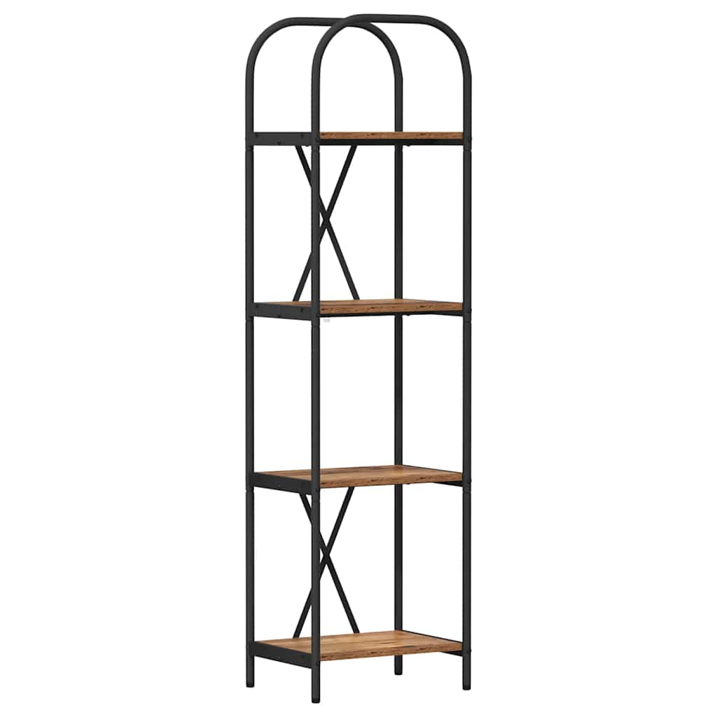 vidaXL Bookshelf Old Wood 40 x 30 x 146 cm Engineered wood