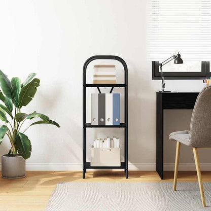 vidaXL Bookshelf Black Oak 40 x 30 x 109 cm Engineered wood