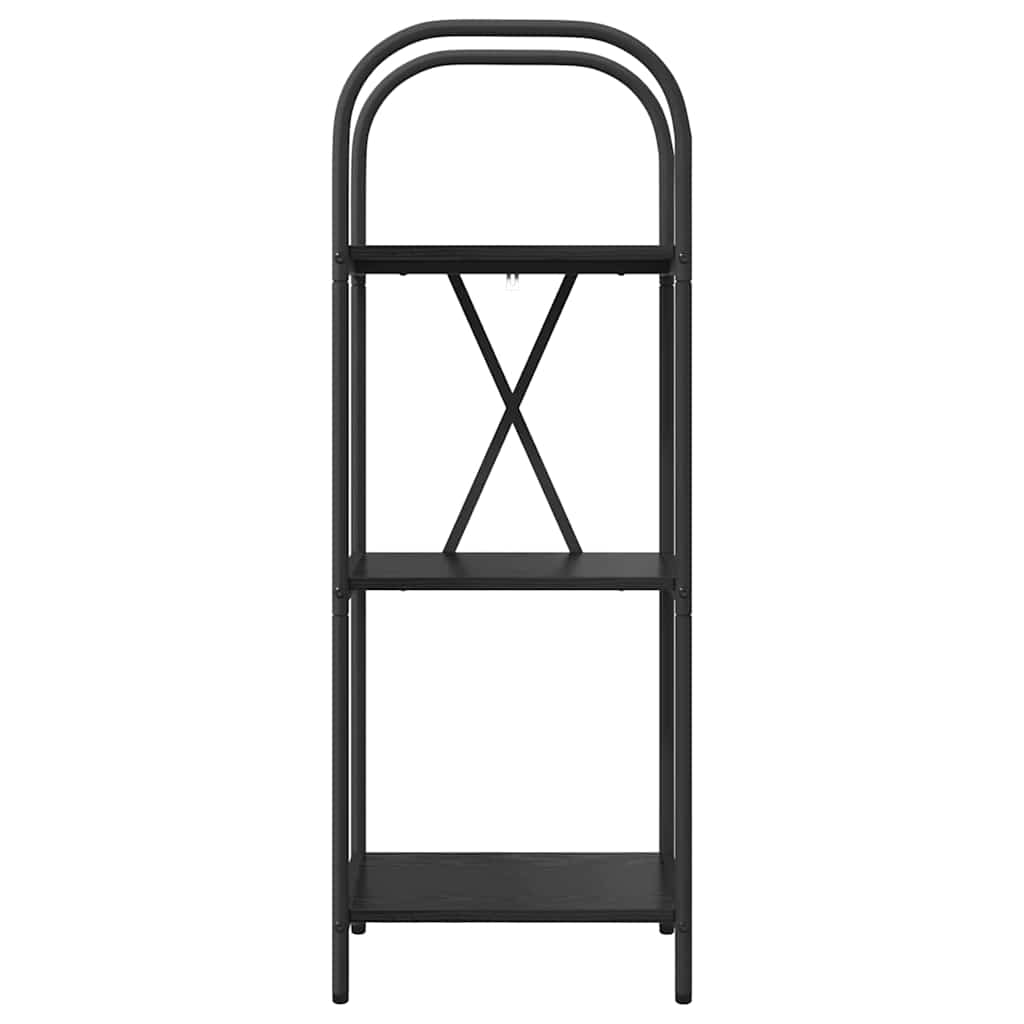 vidaXL Bookshelf Black Oak 40 x 30 x 109 cm Engineered wood