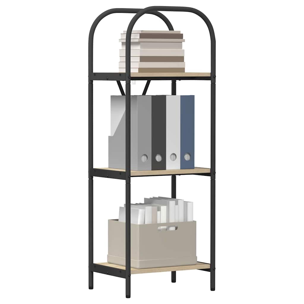 vidaXL Bookshelf Sonoma Oak 40 x 30 x 109 cm Engineered wood