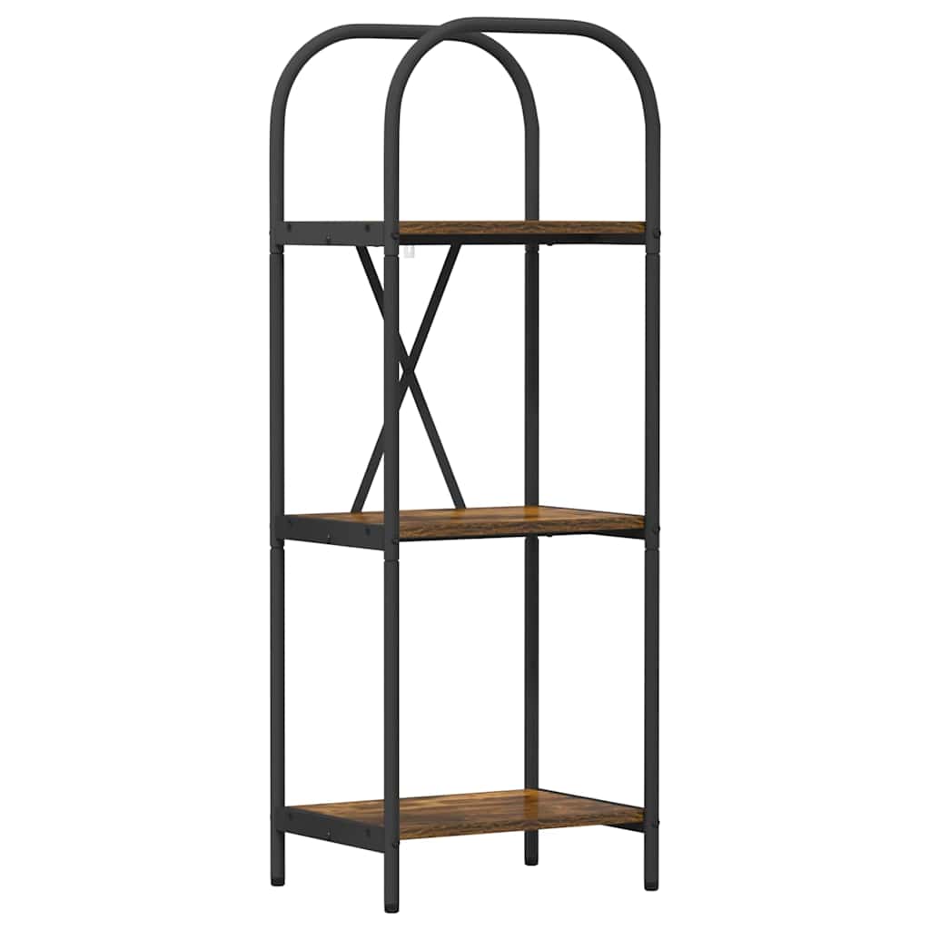 vidaXL Bookshelf Smoked Oak 40 x 30 x 109 cm Engineered wood