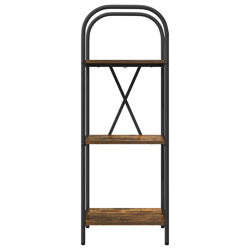 vidaXL Bookshelf Smoked Oak 40 x 30 x 109 cm Engineered wood