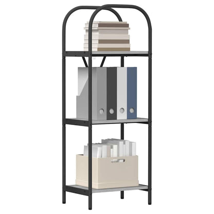 vidaXL Bookshelf 3-Tier 40 x 30 x 109 cm Engineered wood Grey Sonoma