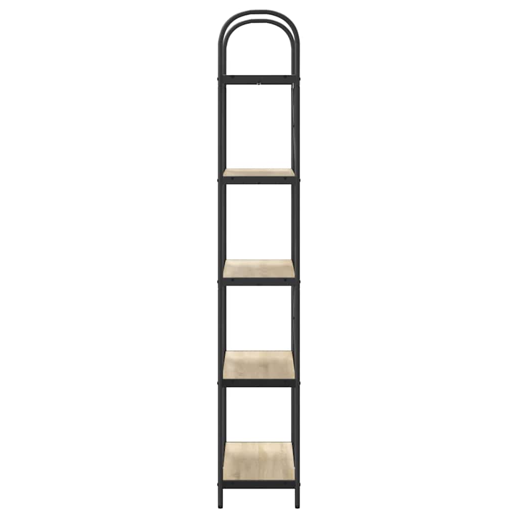 vidaXL Bookshelf Sonoma Oak 80 x 30 x 183 cm Engineered wood