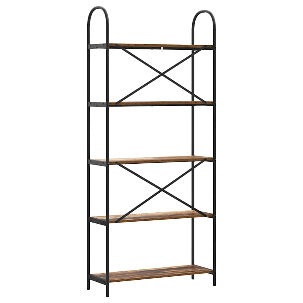 vidaXL Bookshelf Old Wood 80 x 30 x 183 cm Engineered wood