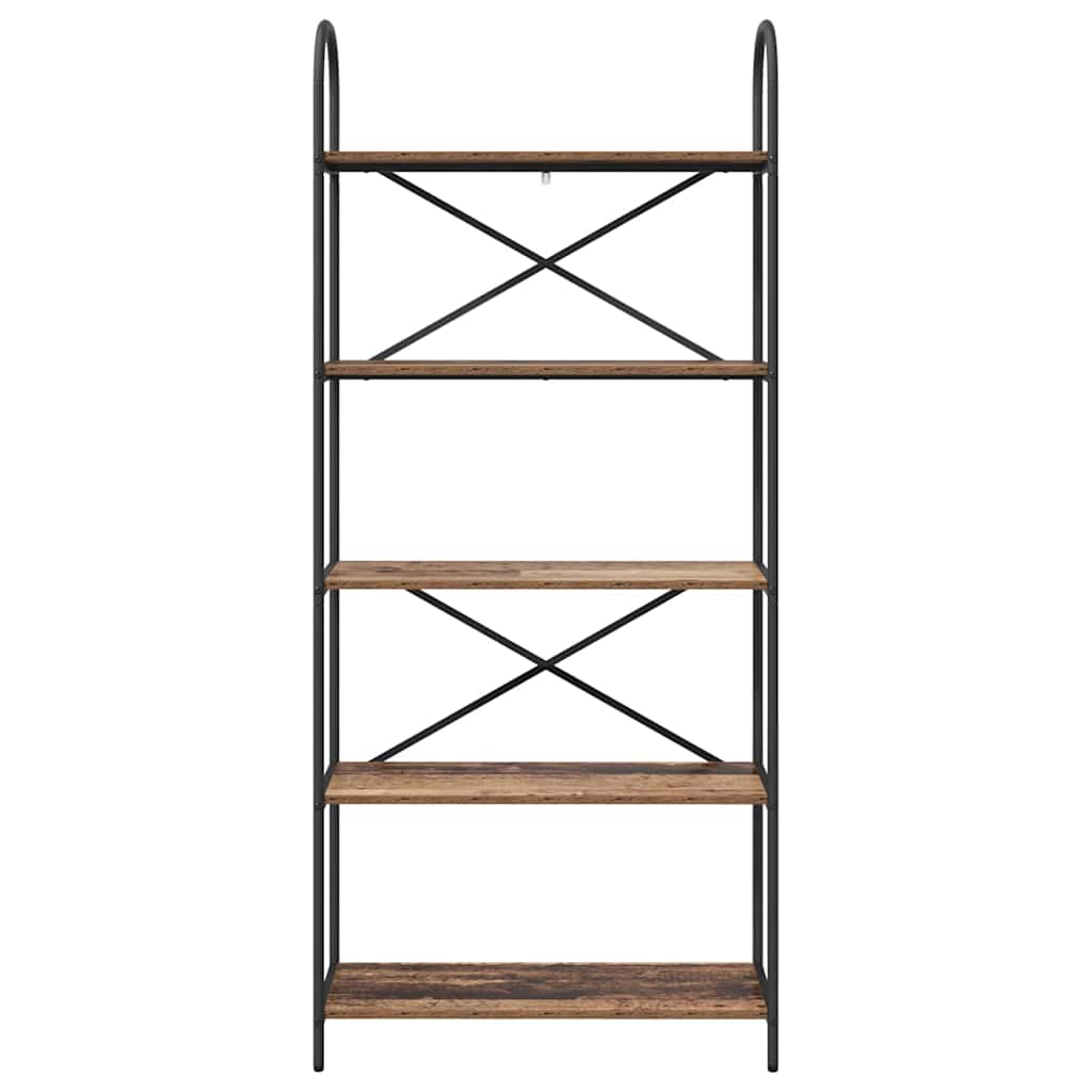 vidaXL Bookshelf Old Wood 80 x 30 x 183 cm Engineered wood