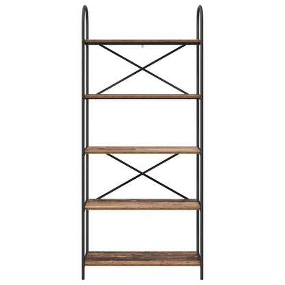 vidaXL Bookshelf Old Wood 80 x 30 x 183 cm Engineered wood