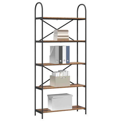 vidaXL Bookshelf Old Wood 80 x 30 x 183 cm Engineered wood