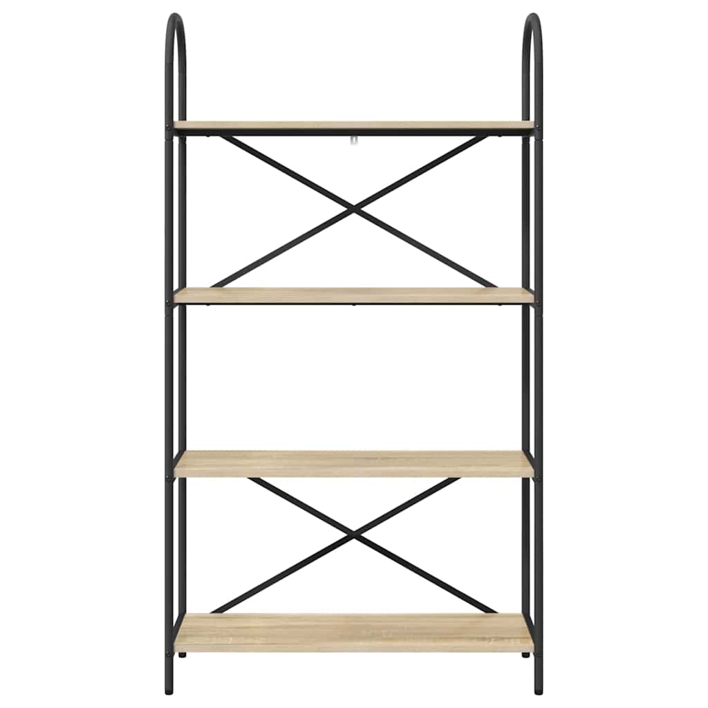 vidaXL Bookshelf Sonoma Oak 80 x 30 x 146 cm Engineered wood