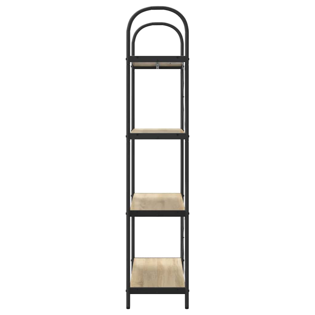 vidaXL Bookshelf Sonoma Oak 80 x 30 x 146 cm Engineered wood