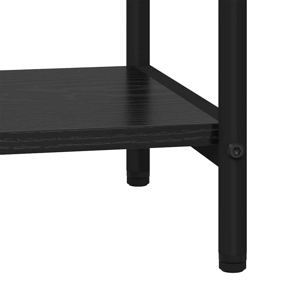 vidaXL Bookshelf Black Oak 80 x 30 x 109 cm Engineered wood