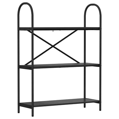 vidaXL Bookshelf Black Oak 80 x 30 x 109 cm Engineered wood