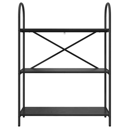 vidaXL Bookshelf Black Oak 80 x 30 x 109 cm Engineered wood