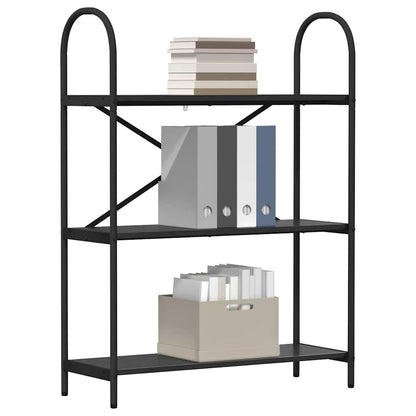 vidaXL Bookshelf Black Oak 80 x 30 x 109 cm Engineered wood