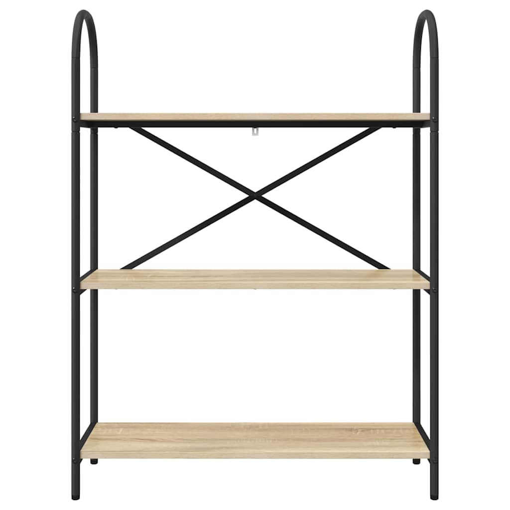 vidaXL Bookshelf Sonoma Oak 80 x 30 x 109 cm Engineered wood