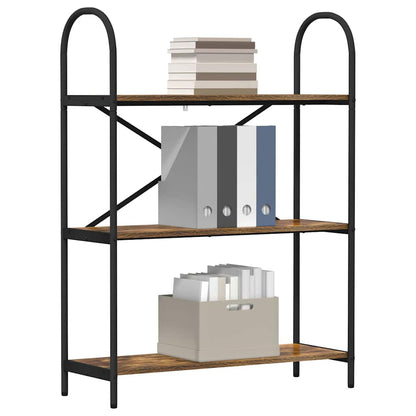 vidaXL Bookshelf Smoked Oak 80 x 30 x 109 cm Engineered wood