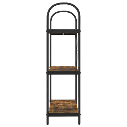 vidaXL Bookshelf Smoked Oak 80 x 30 x 109 cm Engineered wood
