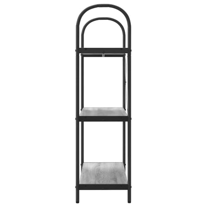 vidaXL Bookshelf Grey Sonoma 80 x 30 x 109 cm Engineered wood
