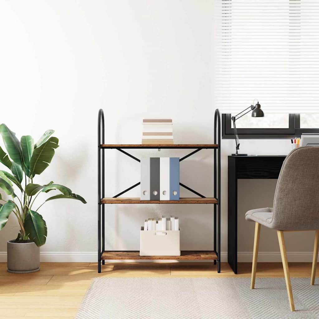 vidaXL Bookshelf Old Wood 80 x 30 x 109 cm Engineered wood