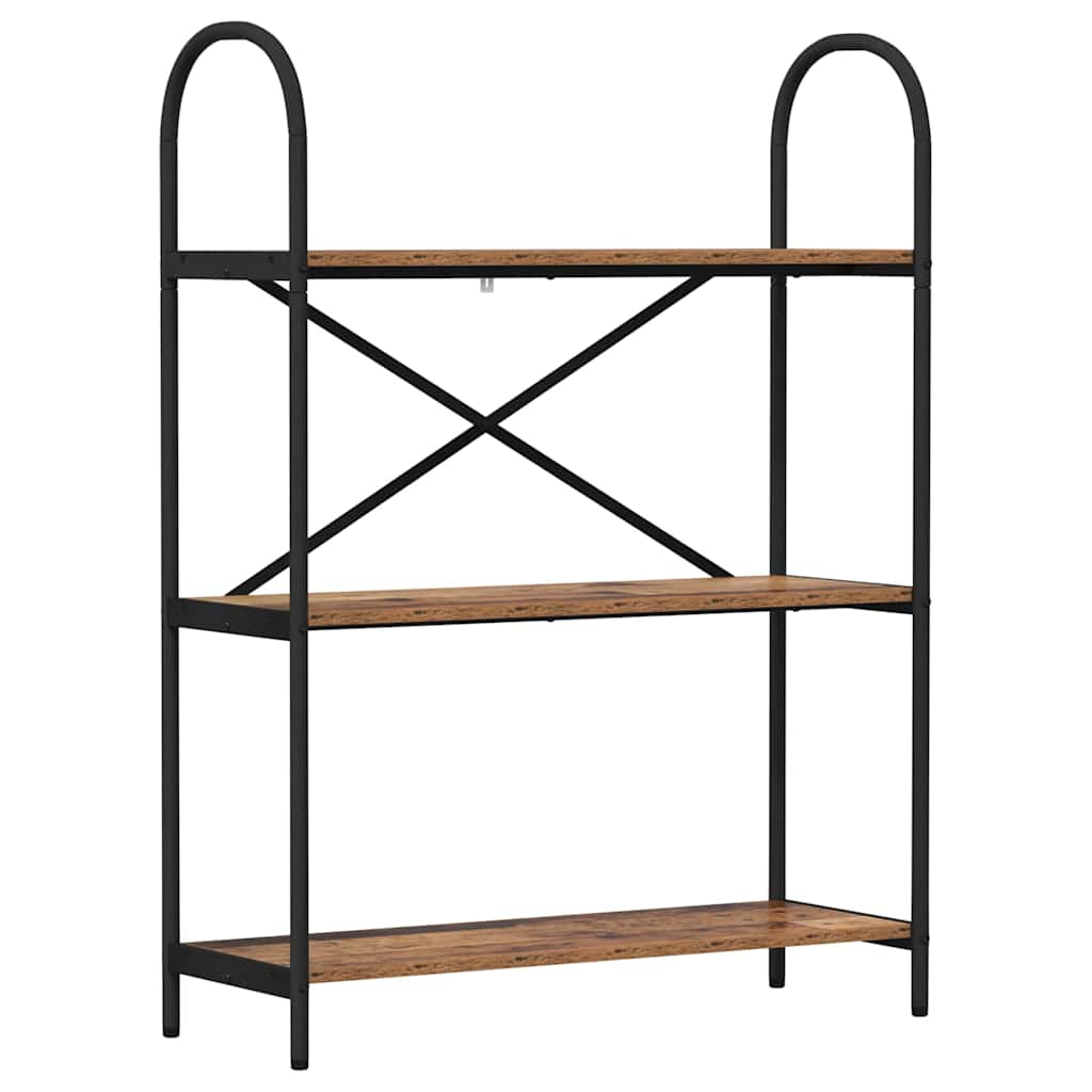 vidaXL Bookshelf Old Wood 80 x 30 x 109 cm Engineered wood