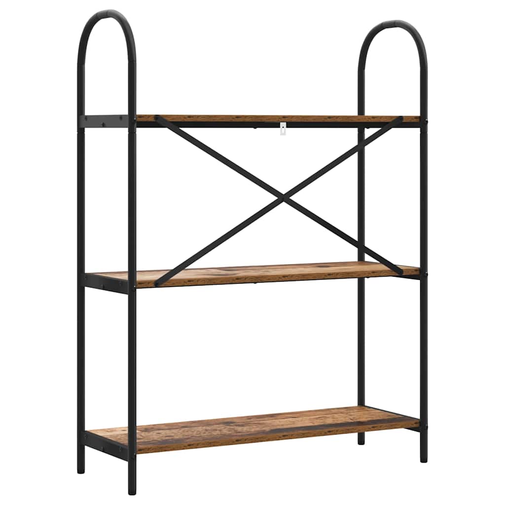 vidaXL Bookshelf Old Wood 80 x 30 x 109 cm Engineered wood