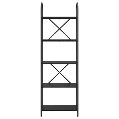 vidaXL Bookshelf Black Oak 60 x 30 x 183 cm Engineered wood