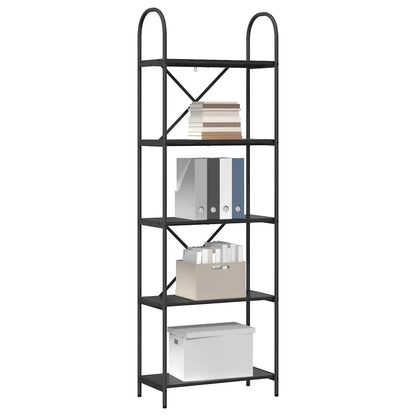 vidaXL Bookshelf Black Oak 60 x 30 x 183 cm Engineered wood