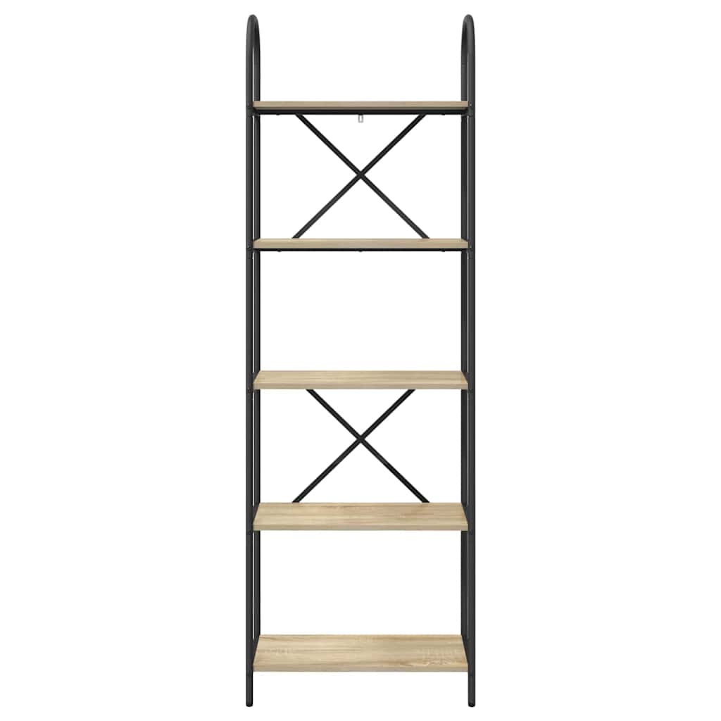 vidaXL Bookshelf Sonoma Oak 60 x 30 x 183 cm Engineered wood